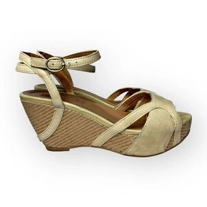 Miz  Mooz Yang Sling Back Wedge Sandals 6.5